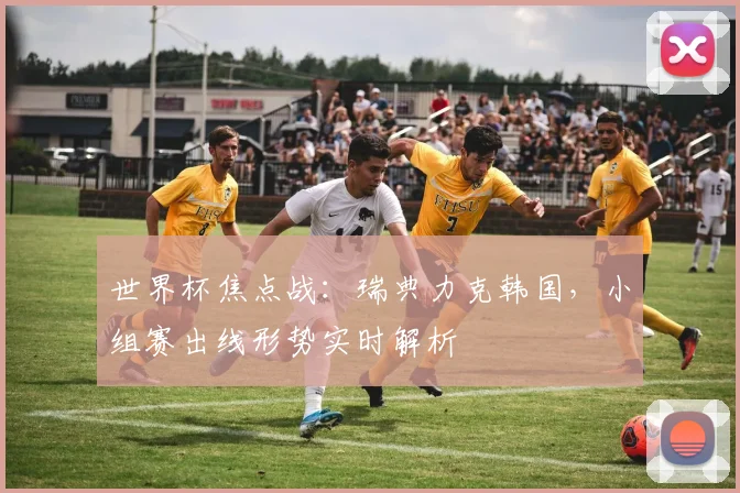 世界杯焦点战：瑞典力克韩国，小组赛出线形势实时解析